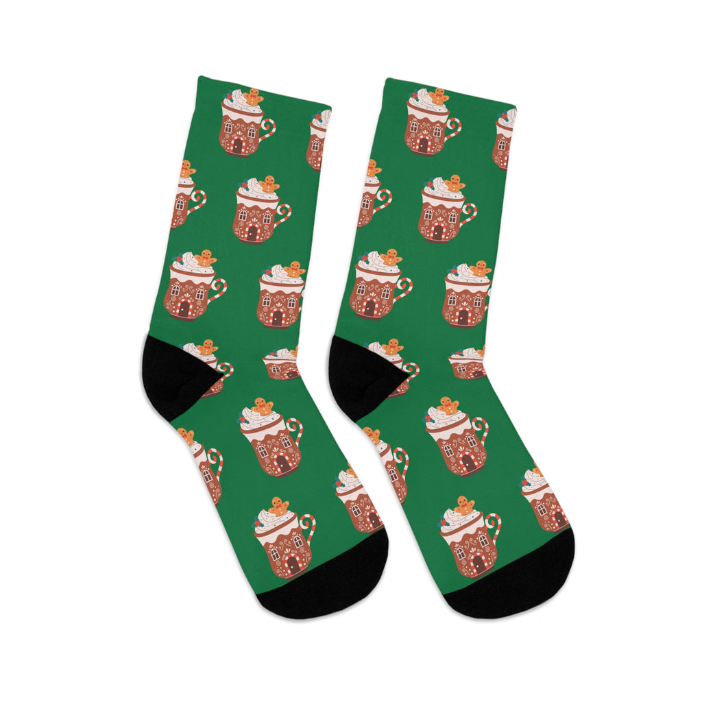 Mug Christmas Socks (Recycled) Green