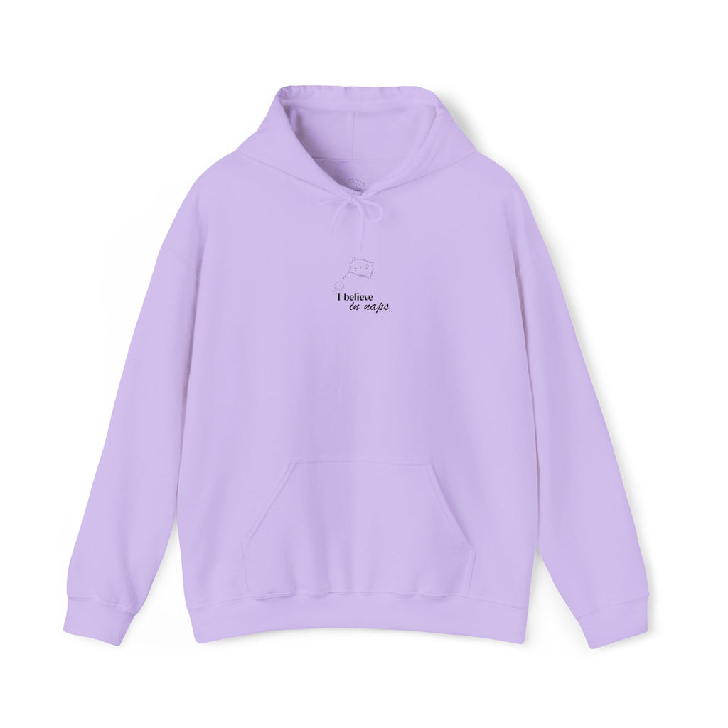 'I believe in naps' Hoodie Embroidered