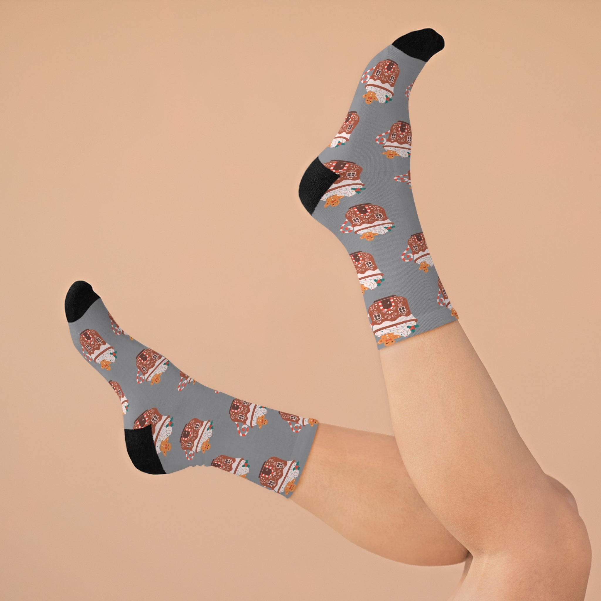 Mug Christmas Socks (Recycled) Grey