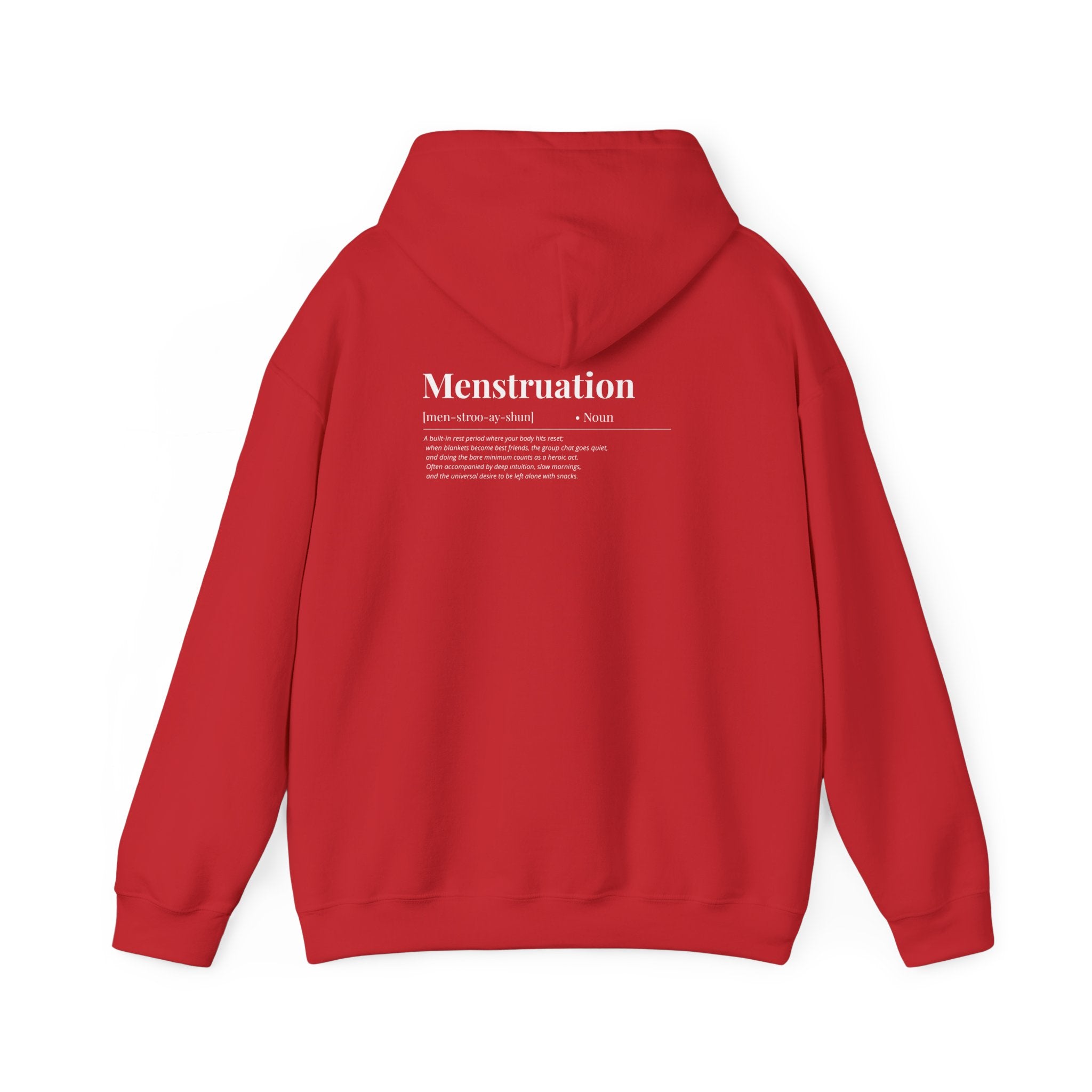 Menstruation Definition Hoodie (W)