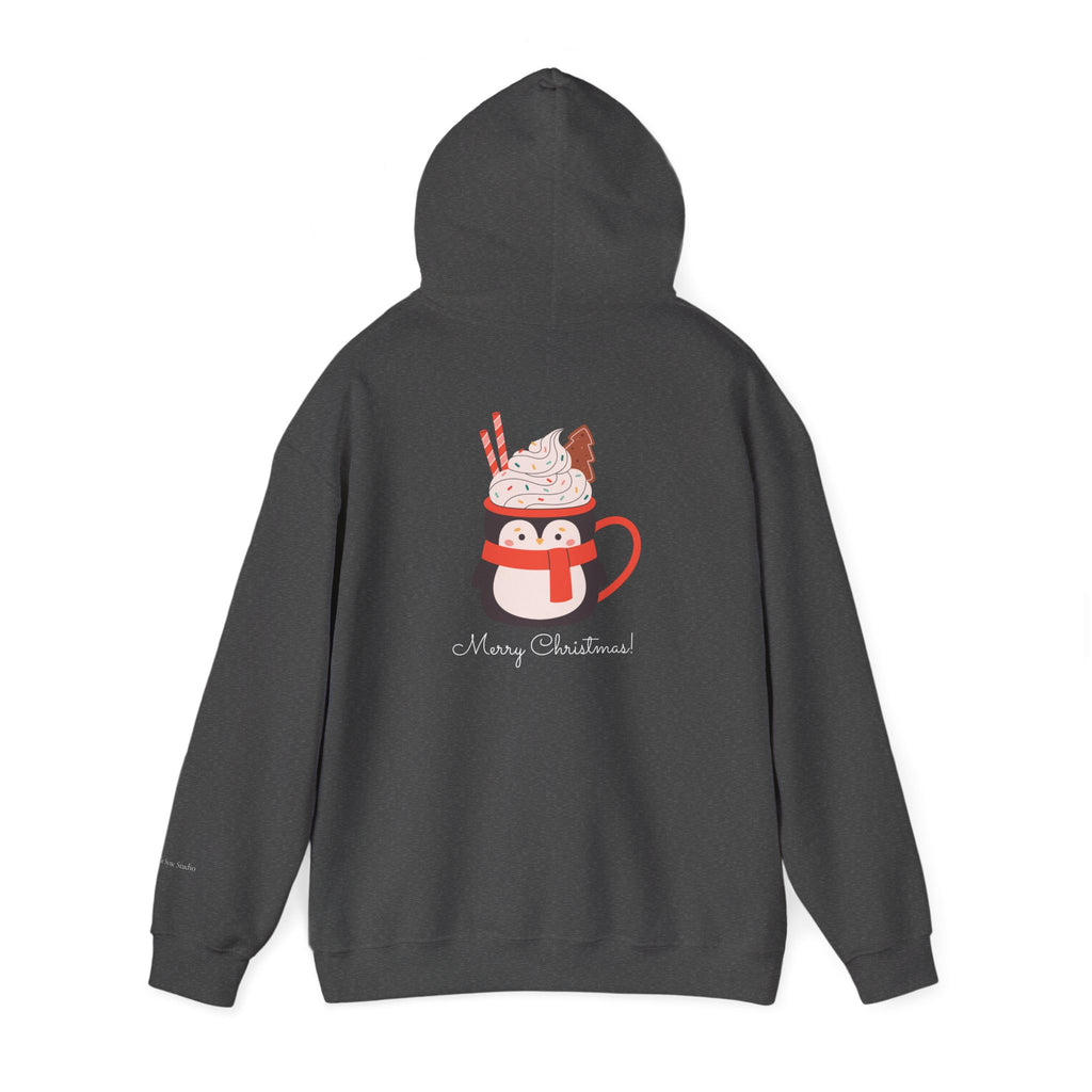 Merry Christmas Penguin Holiday Hoodie (W)