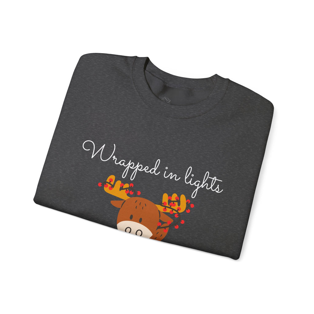 "Wrapped in Lights and Resilience" Holiday Sweater (W)