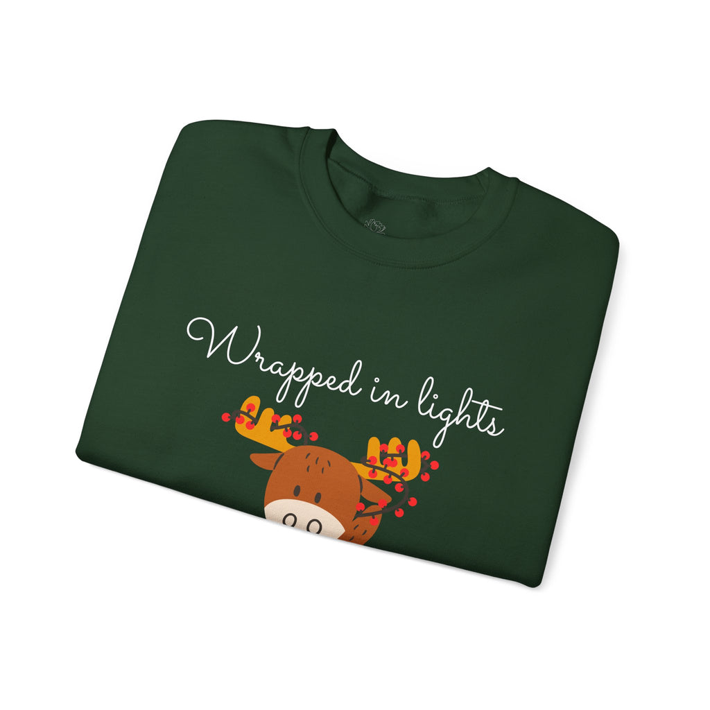 "Wrapped in Lights and Resilience" Holiday Sweater (W)