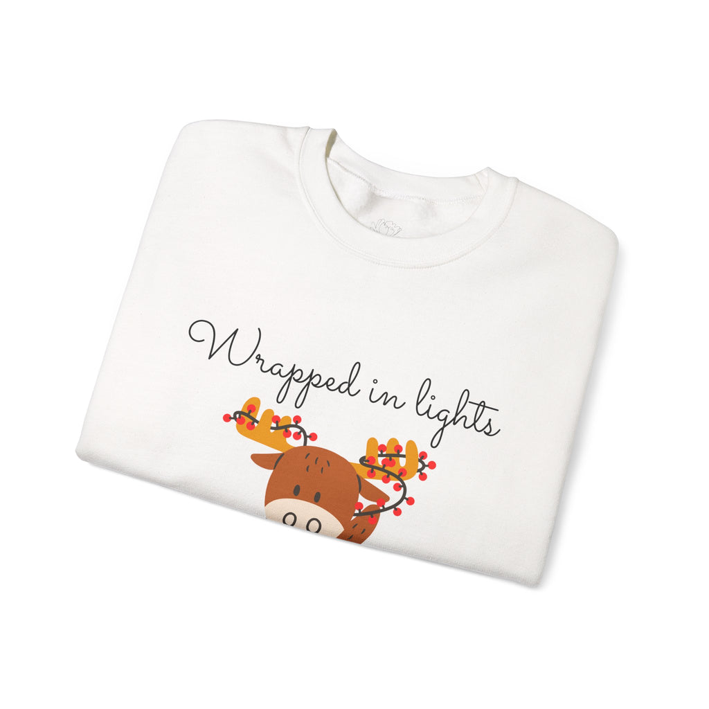 'Wrapped in Lights and Resilience' Holiday Sweater