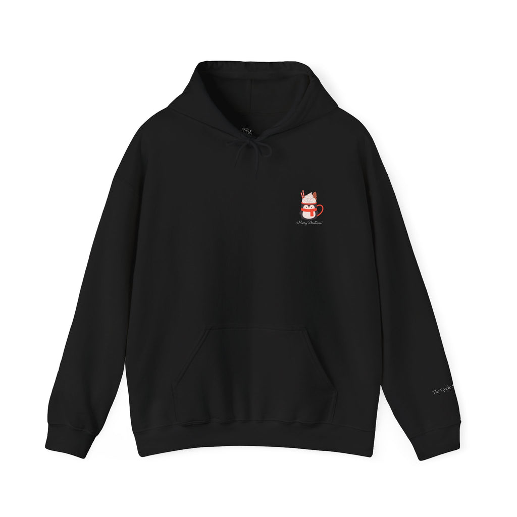 Merry Christmas Penguin Holiday Hoodie (W)