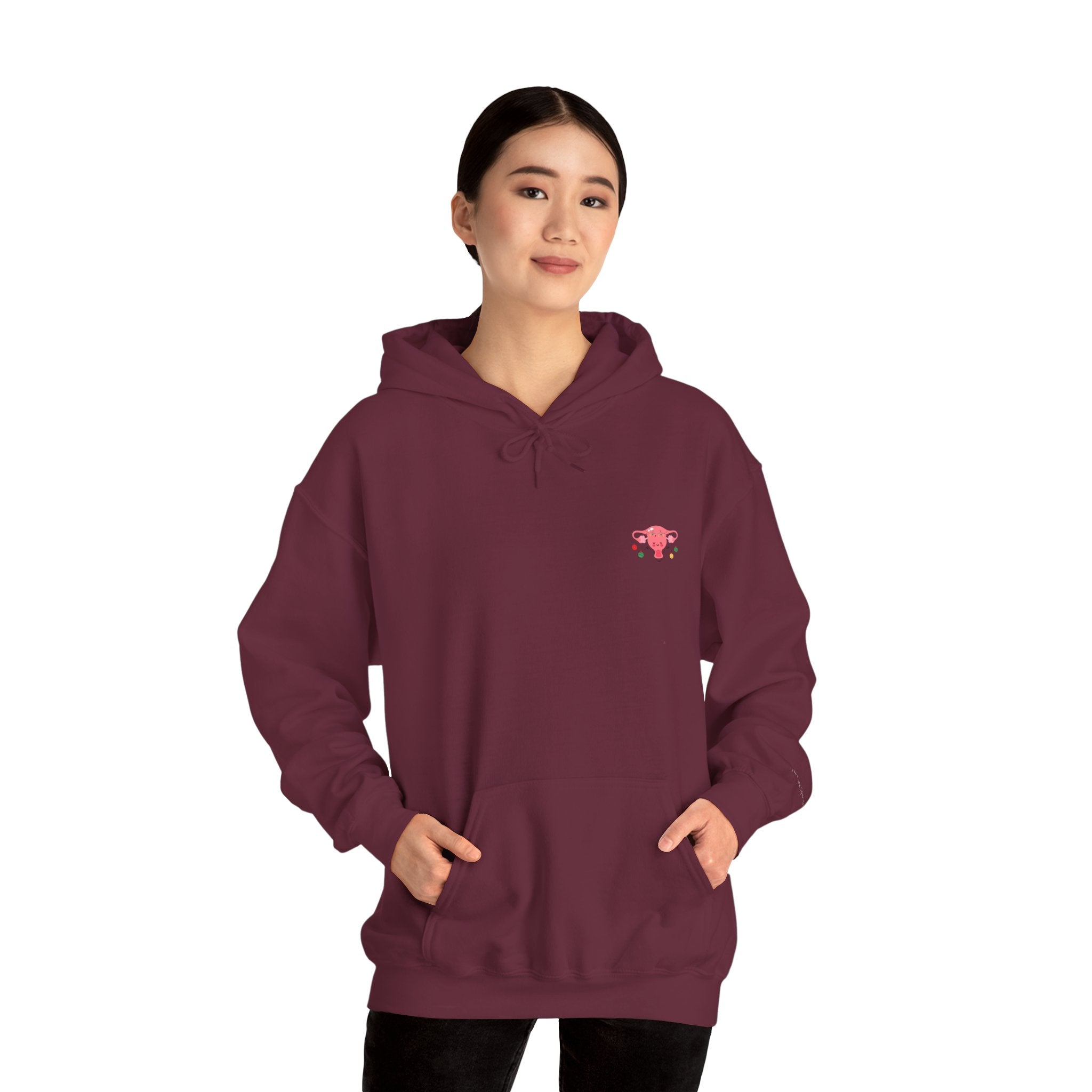 "Dear Santa I've Been Good. My Uterus? Not So Much." Holiday Hoodie (W)