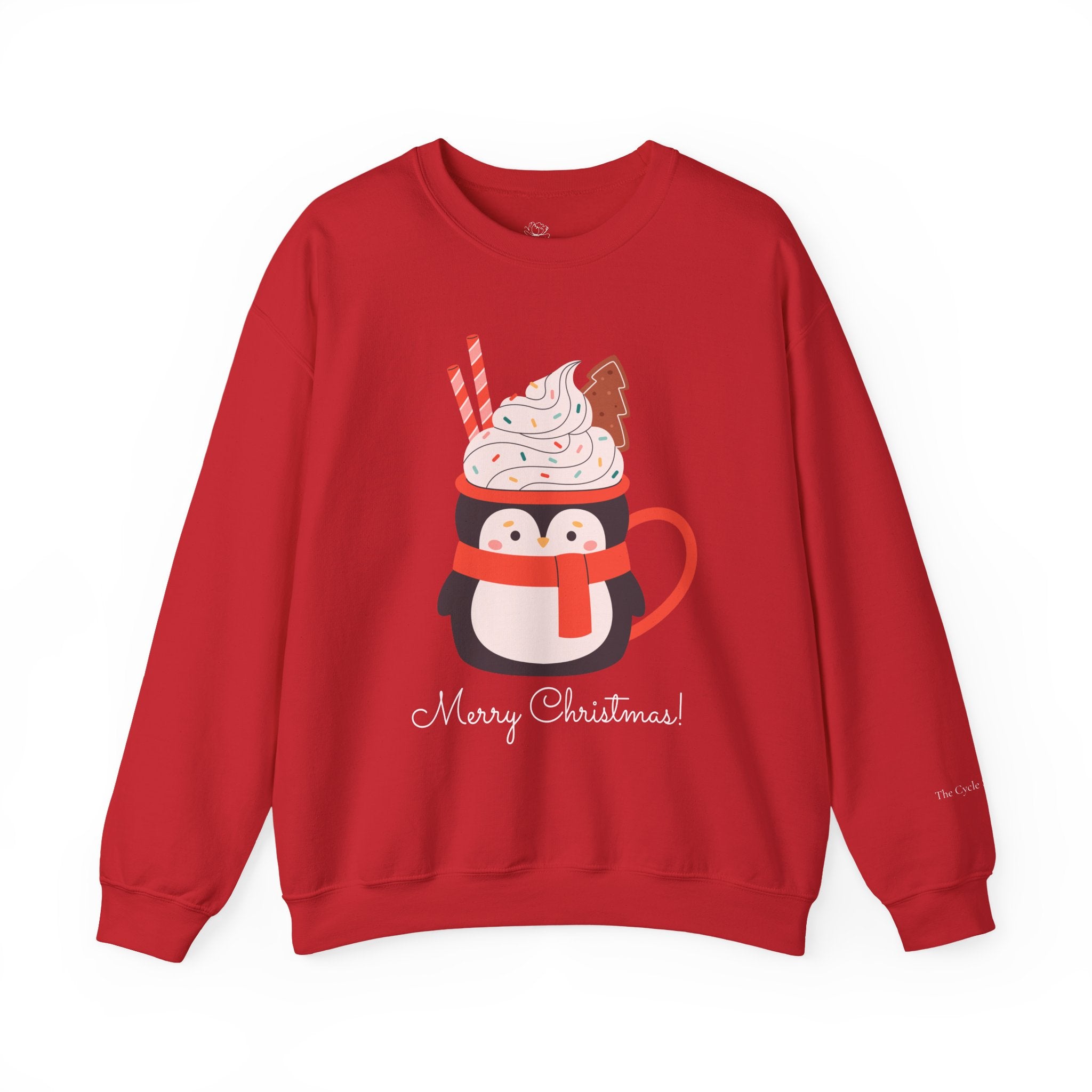 Merry Christmas Penguin Holiday Sweater (W)