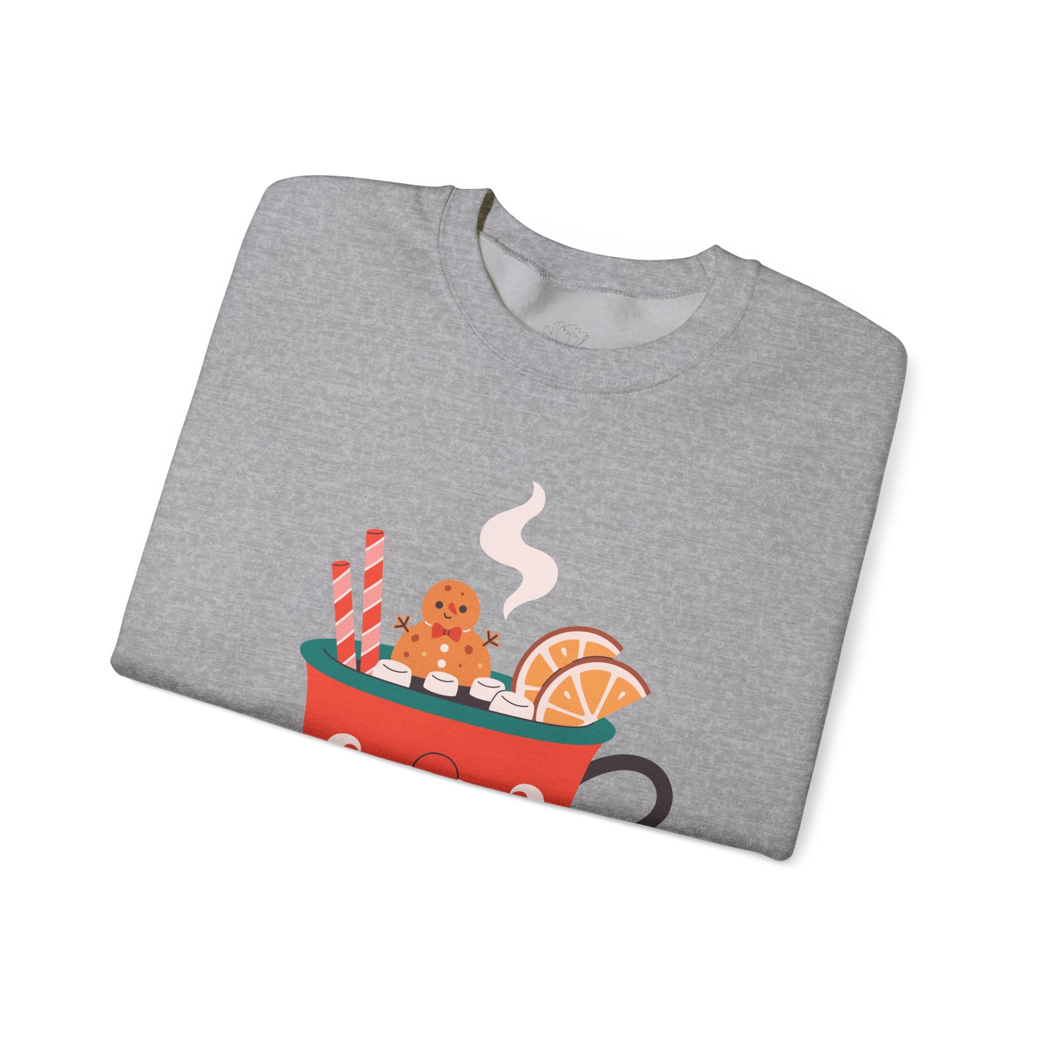 Merry Christmas Moustache Mug Holiday Sweater