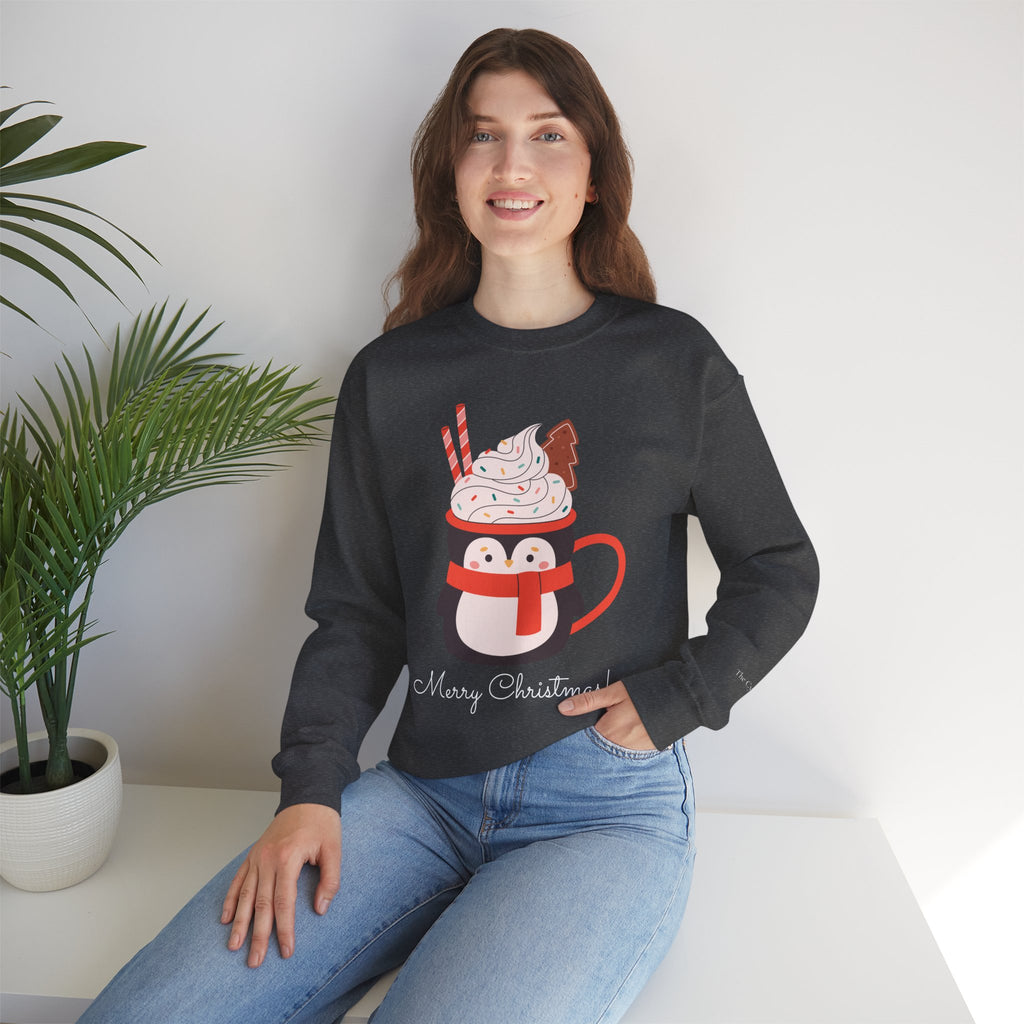 Merry Christmas Penguin Holiday Sweater (W)
