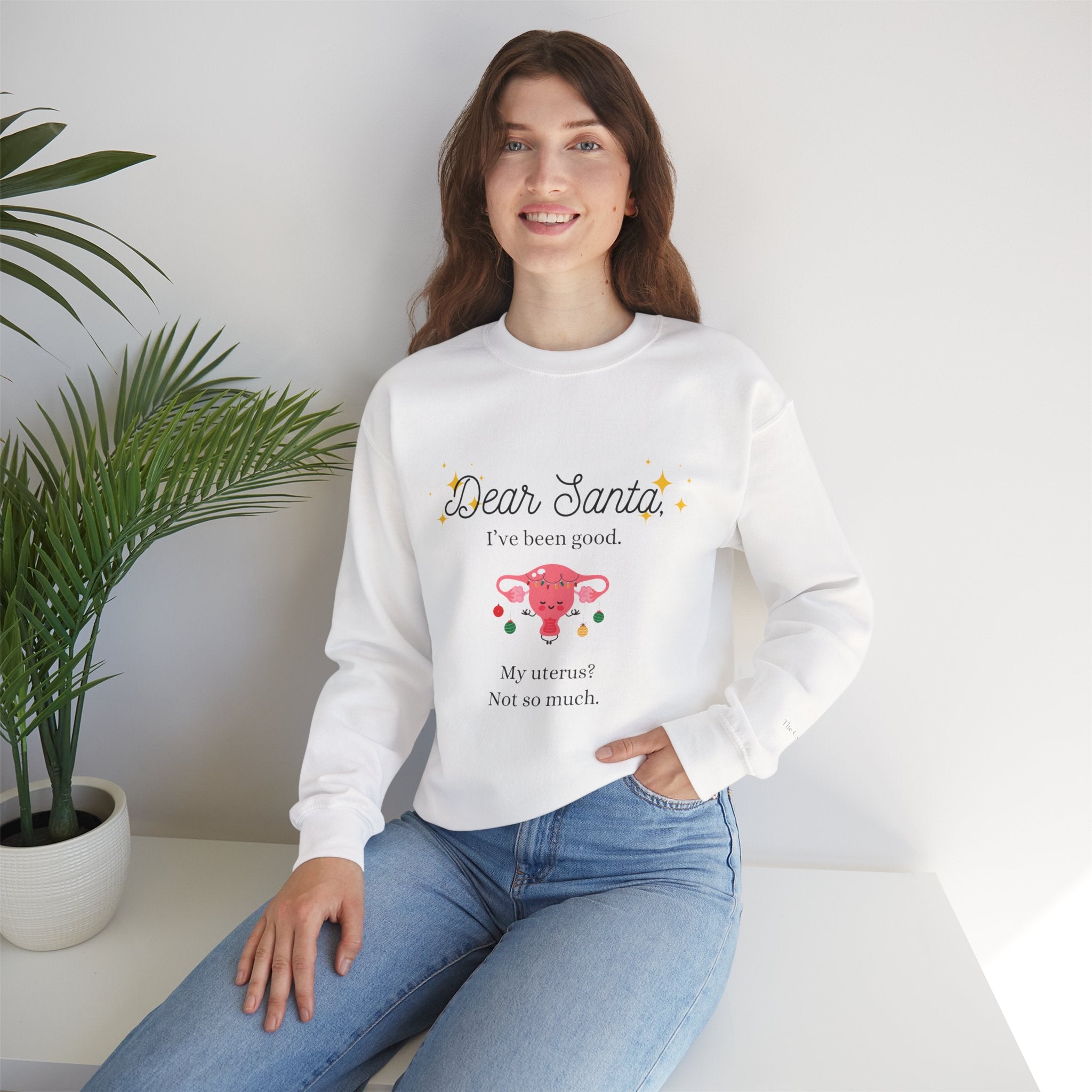 'Dear Santa I’ve Been Good. My Uterus? Not So Much.' Holiday Sweater