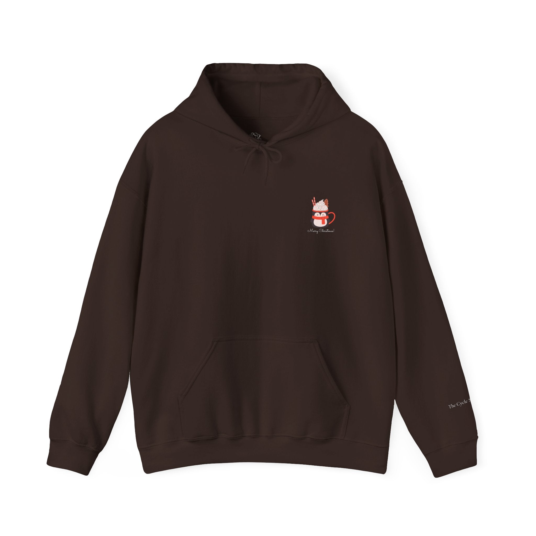 Merry Christmas Penguin Holiday Hoodie (W)