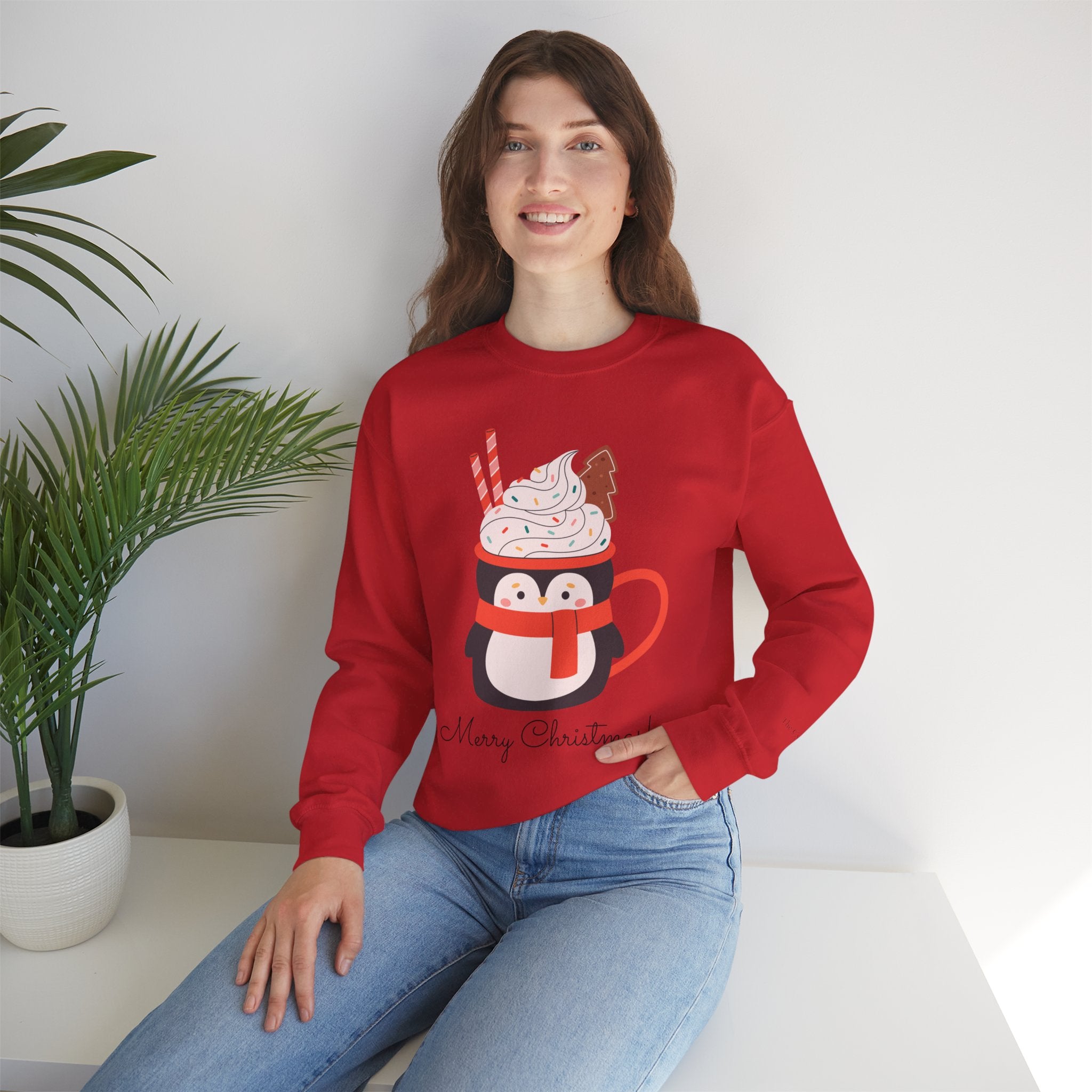 Merry Christmas Penguin Holiday Sweater