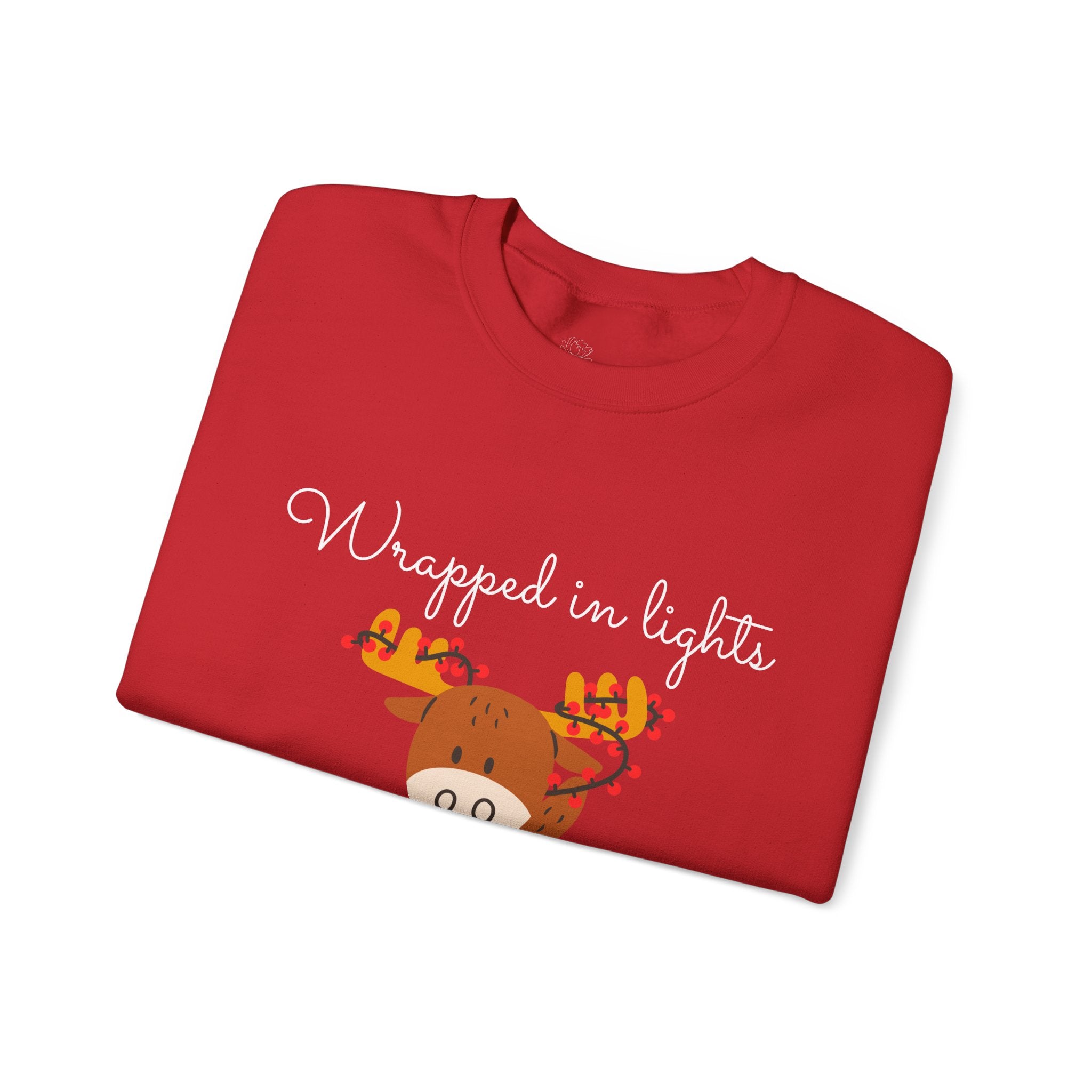 "Wrapped in Lights and Resilience" Holiday Sweater (W)