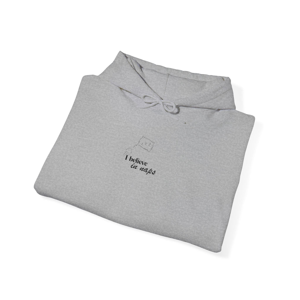 'I believe in naps' Hoodie Embroidered