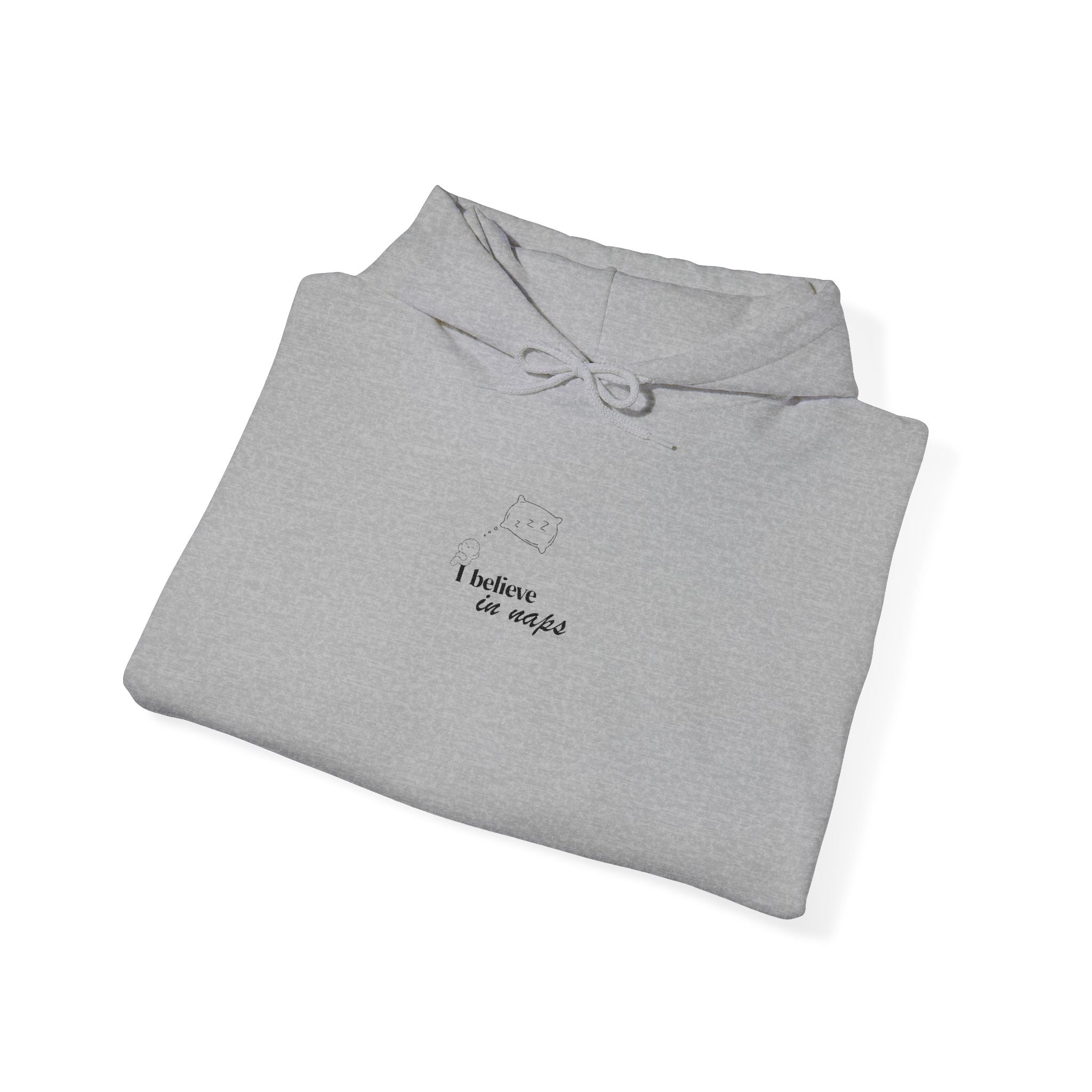 'I believe in naps' Hoodie Embroidered