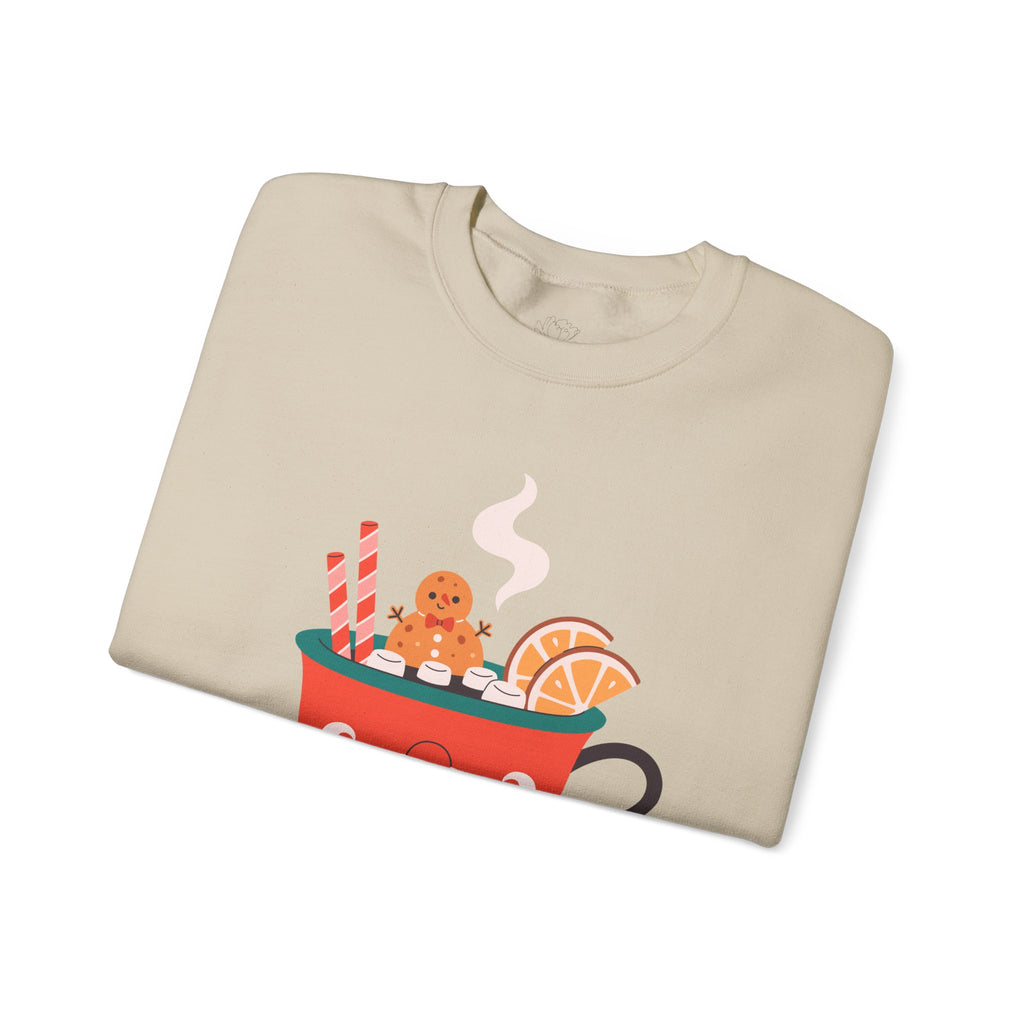 Merry Christmas Moustache Mug Holiday Sweater