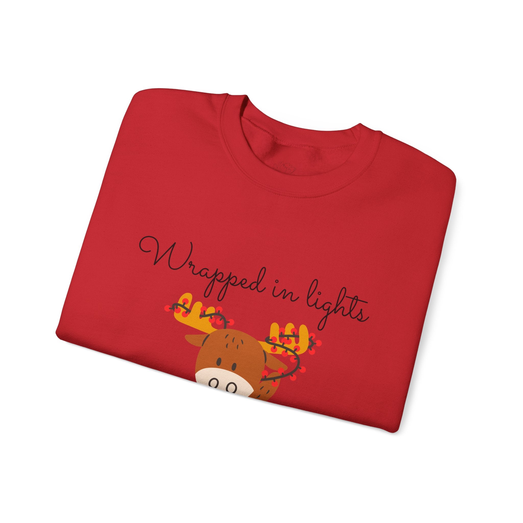 'Wrapped in Lights and Resilience' Holiday Sweater
