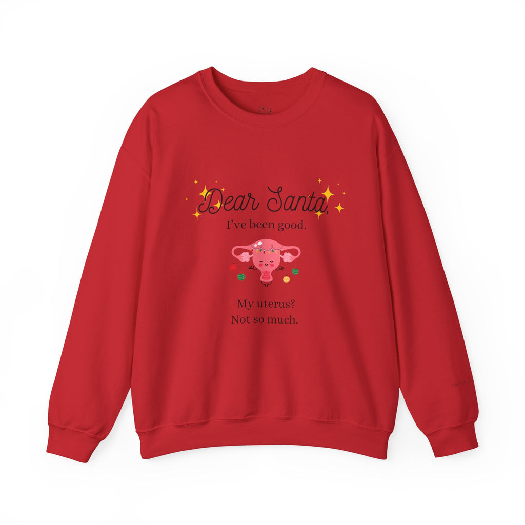 'Dear Santa I’ve Been Good. My Uterus? Not So Much.' Holiday Sweater