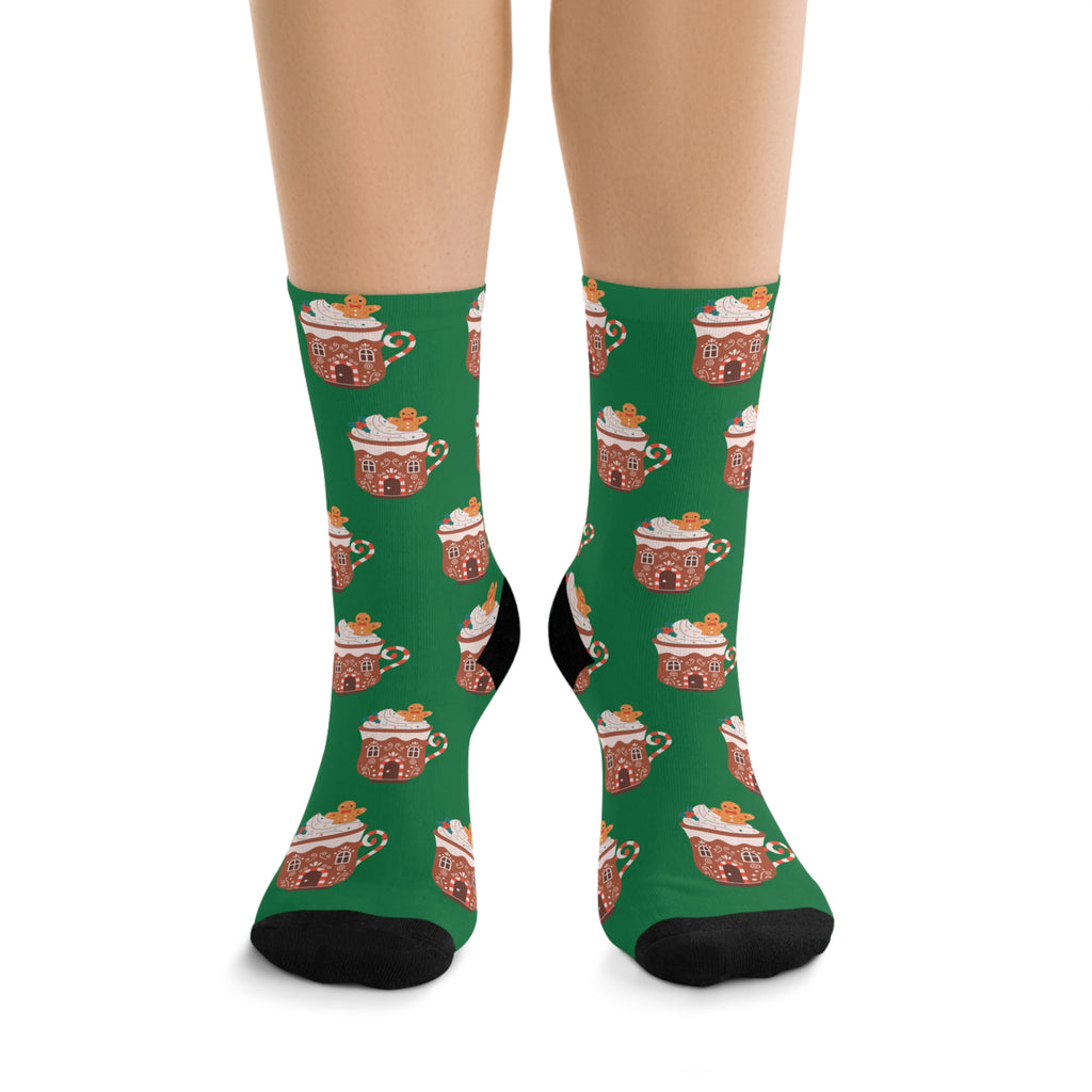 Mug Christmas Socks (Recycled) Green
