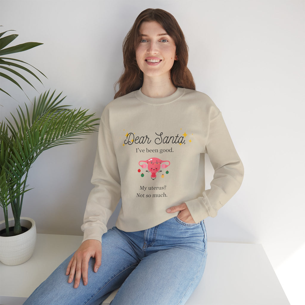 'Dear Santa I’ve Been Good. My Uterus? Not So Much.' Holiday Sweater