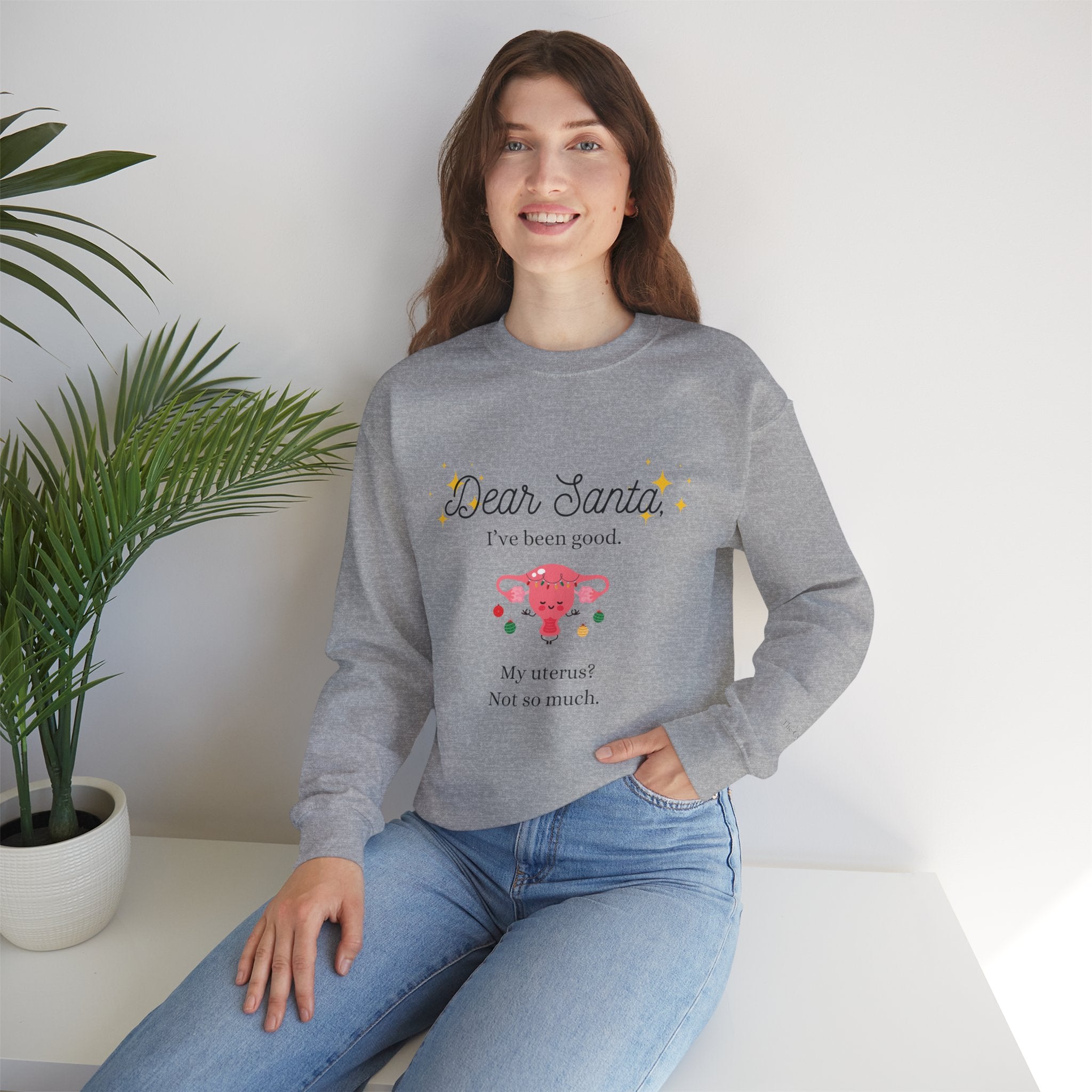 'Dear Santa I’ve Been Good. My Uterus? Not So Much.' Holiday Sweater