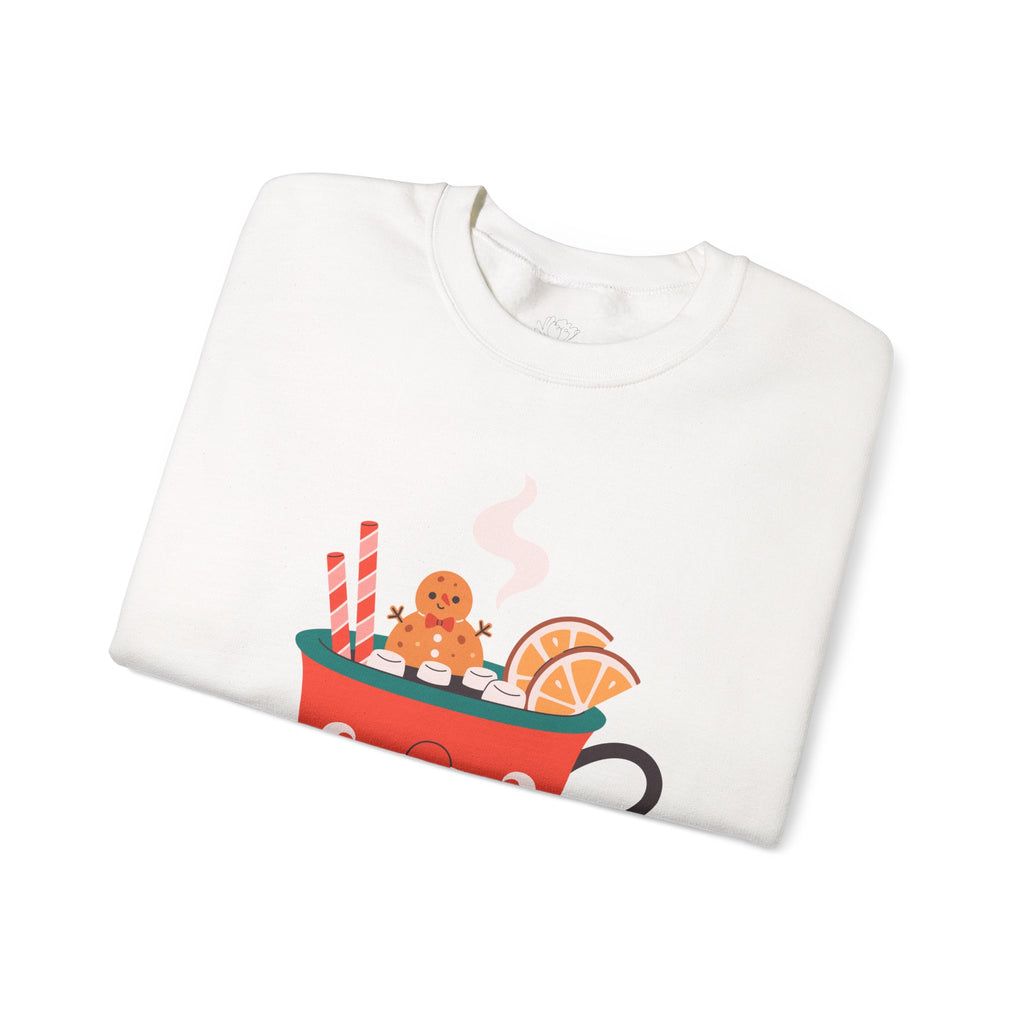 Merry Christmas Moustache Mug Holiday Sweater