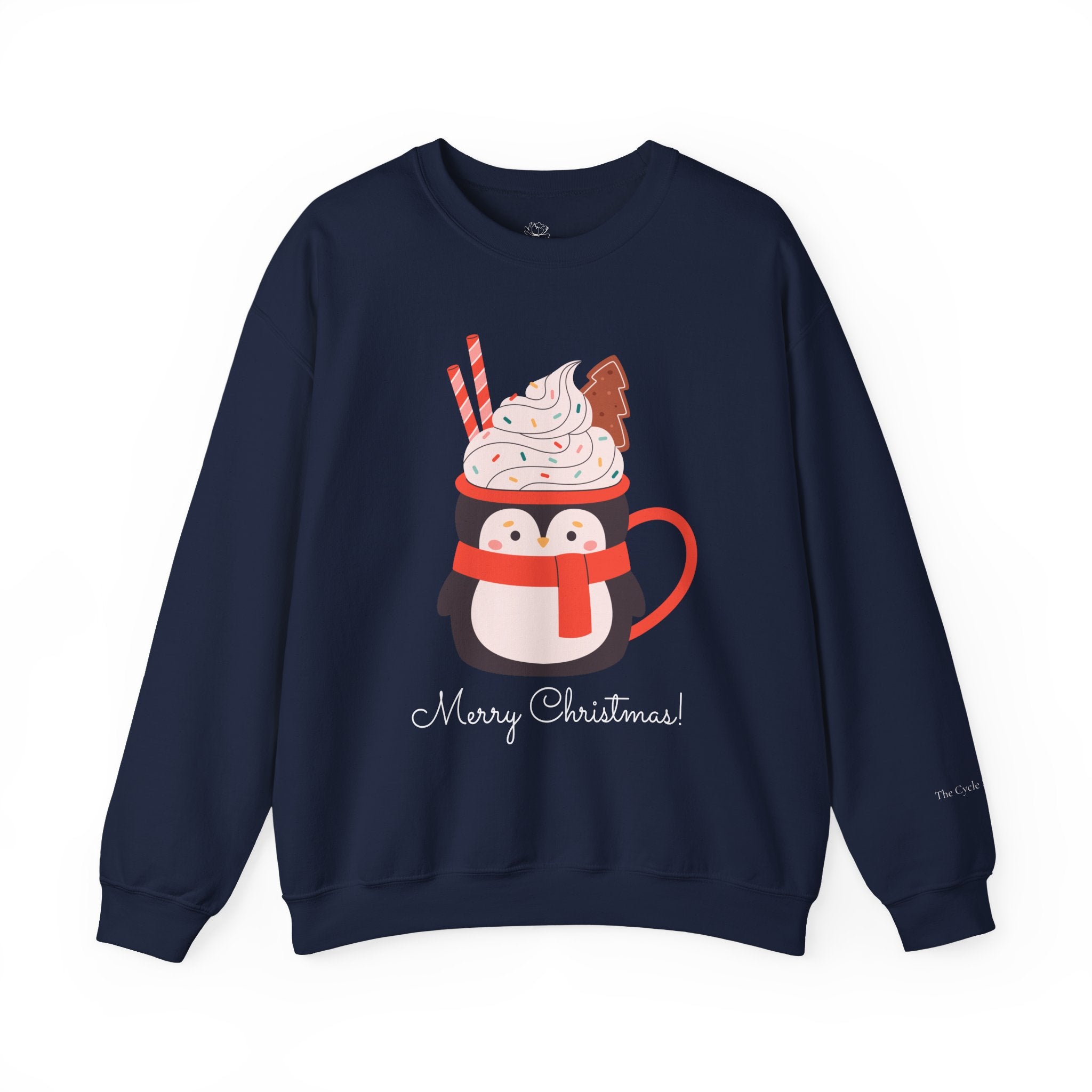 Merry Christmas Penguin Holiday Sweater (W)